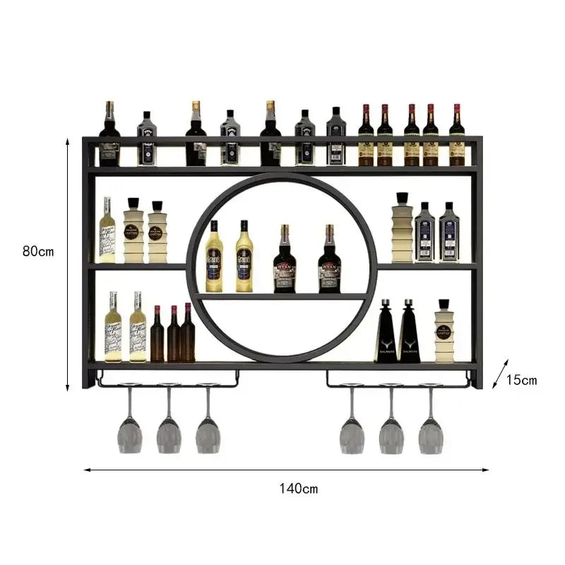 Wall-Mounted Wine Rack - A Wine Tasting Gallery on Your Wall