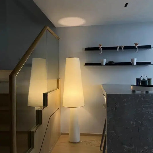 Wabi-Sabi Art Fabric Lampshade-Zen-inspired Home Decor Artwork