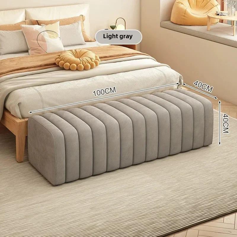 Toast-Shaped Upholstered Bench - Create Your Home's Exclusive Relaxation Space