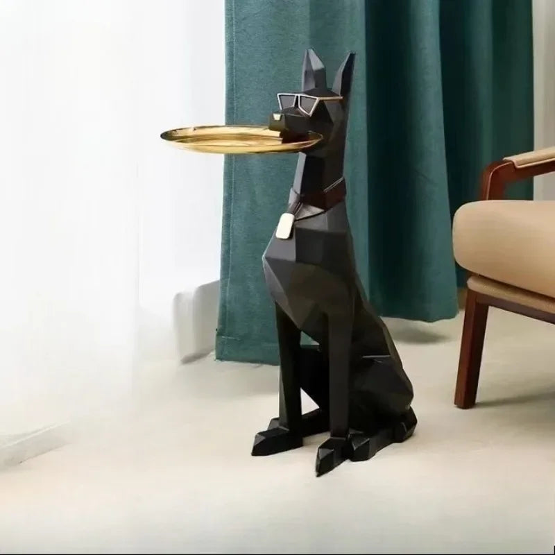 Gentleman Dog Figurine-Exquisite Craftsmanship Illuminates Corner Artistry