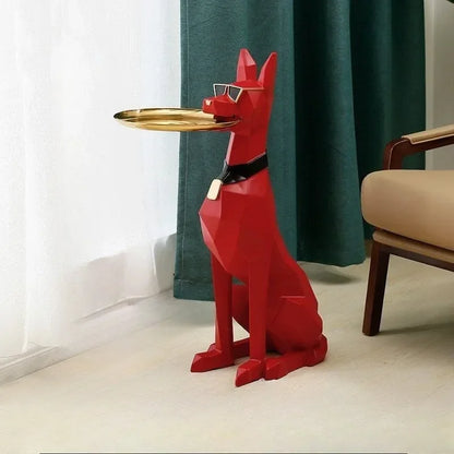 Gentleman Dog Figurine-Exquisite Craftsmanship Illuminates Corner Artistry