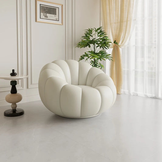 Pumpkin Lazy Armchair-A Cloud Of Plush Comfort