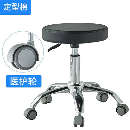 Silla elevadora para técnico de belleza, silla para dentista, silla para salón de uñas, taburete giratorio silencioso para computadora para peluquería y tatuajes.