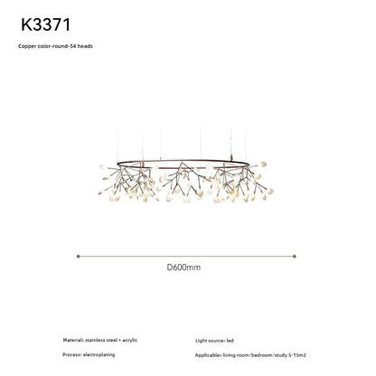 Nordic-Style Firefly Pendant Light-Bring the Gentle Starlight of Summer Nights into Your Living Room