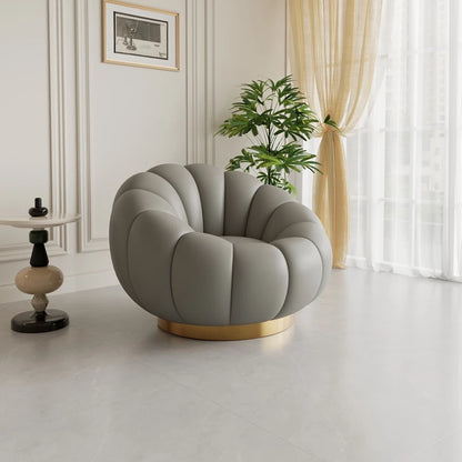 Pumpkin Lazy Armchair-A Cloud Of Plush Comfort