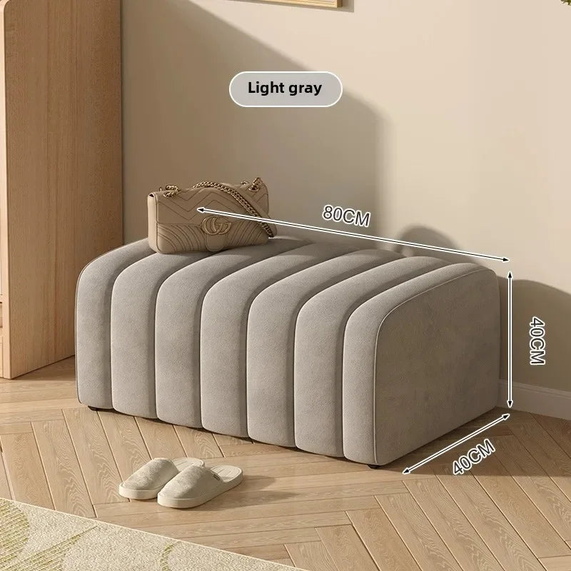 Toast-Shaped Upholstered Bench - Create Your Home's Exclusive Relaxation Space