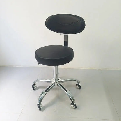 Silla elevadora para técnico de belleza, silla para dentista, silla para salón de uñas, taburete giratorio silencioso para computadora para peluquería y tatuajes.