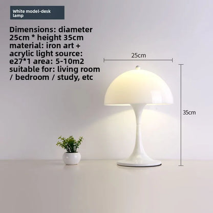 The Panthella Table Lamp-Adorn The Light With A Gentle Beret