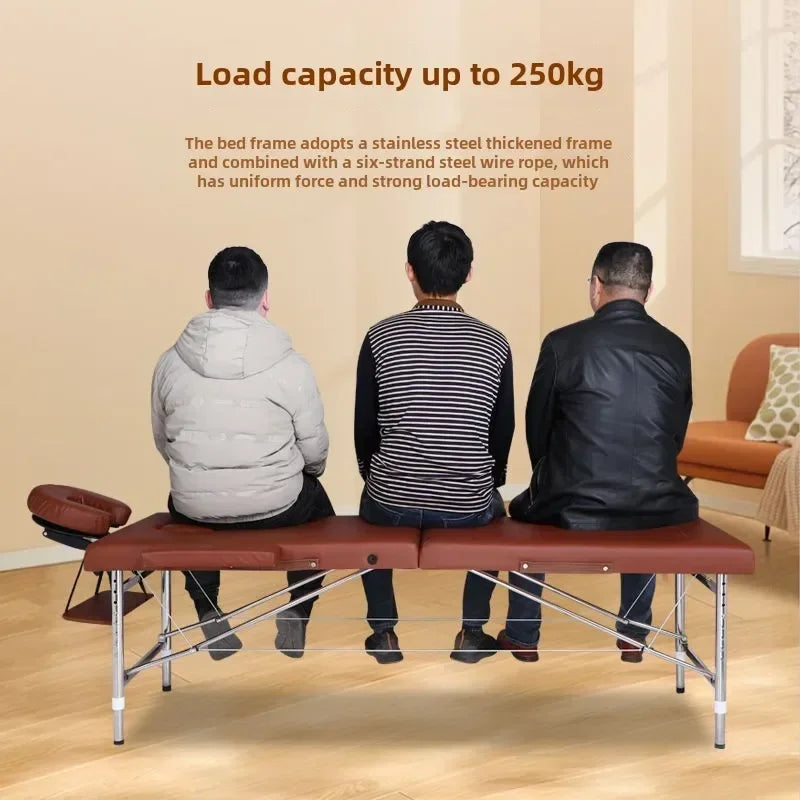 TherapyPro Portable Stainless Steel Massage Table