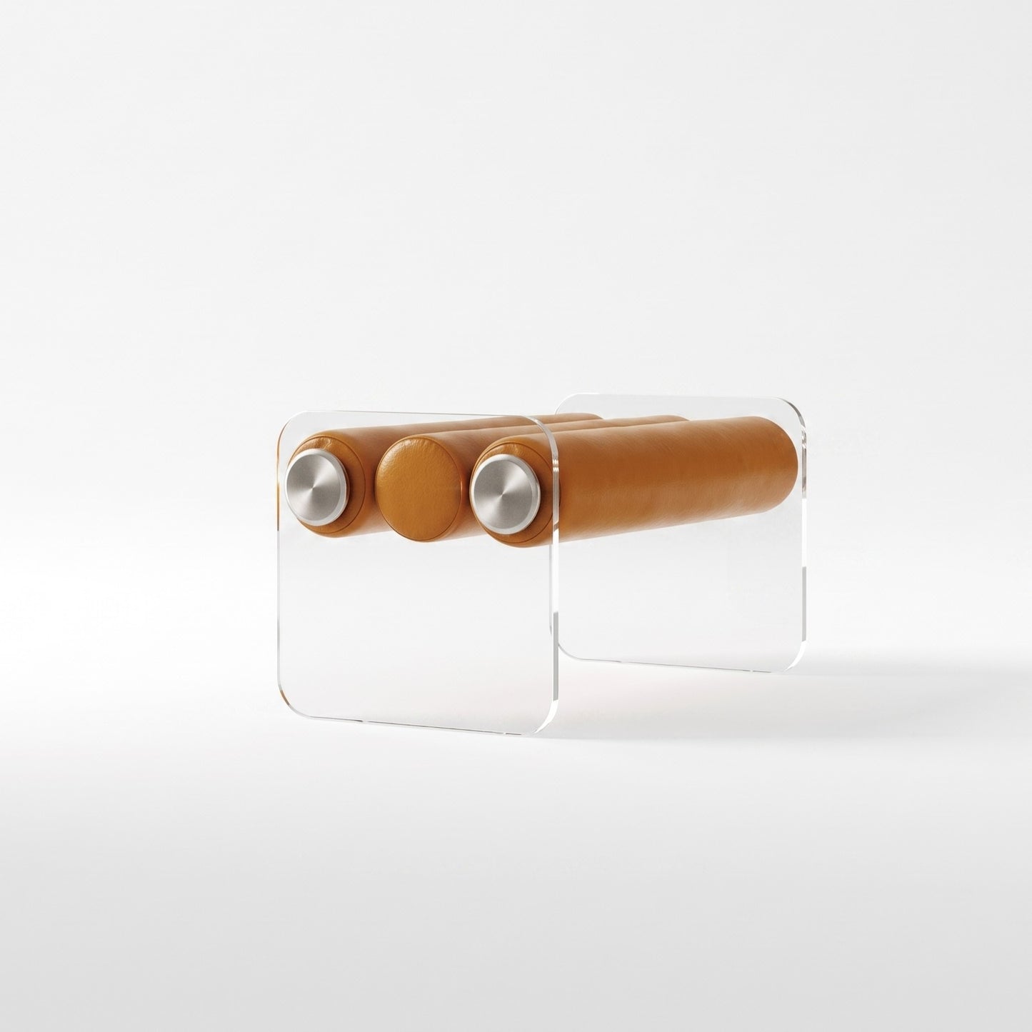 Italian Minimalist Acrylic Lounge Chair — A Transparent Fusion of Modern Design and Comfort