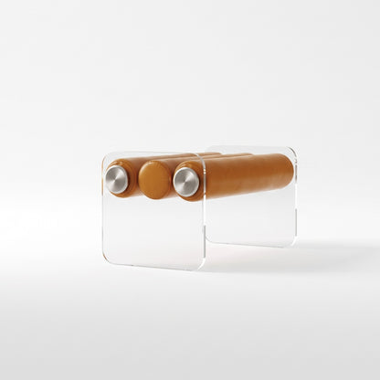 Italian Minimalist Acrylic Lounge Chair — A Transparent Fusion of Modern Design and Comfort