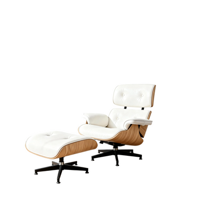 Sillón y otomana: un icono del diseño que combina lujo y comodidad 