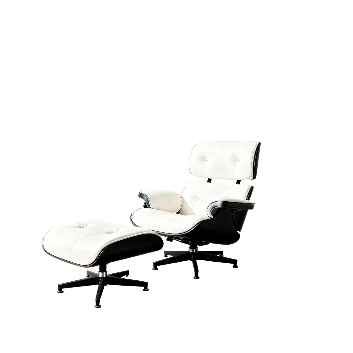 Sillón y otomana: un icono del diseño que combina lujo y comodidad 