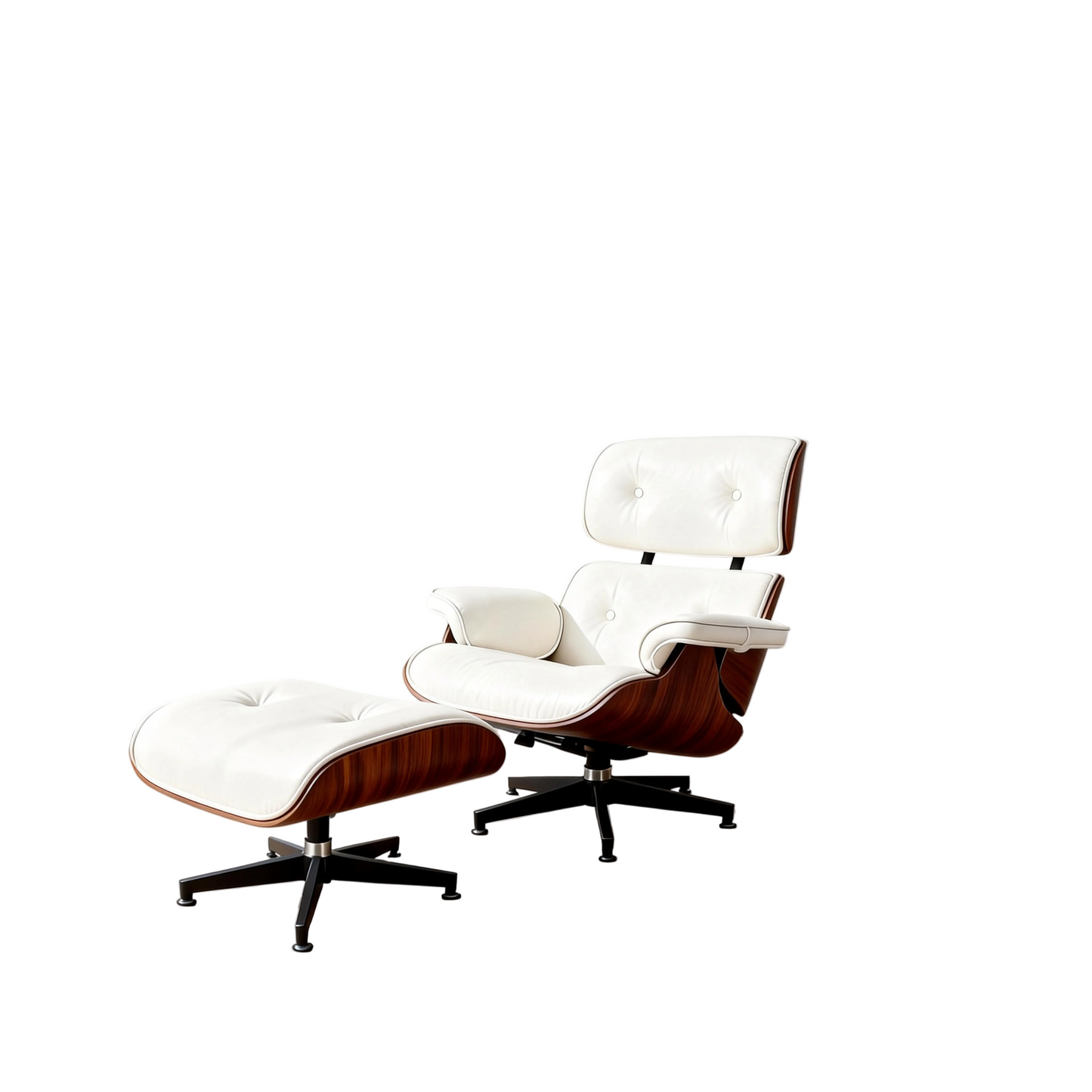 Sillón y otomana: un icono del diseño que combina lujo y comodidad 