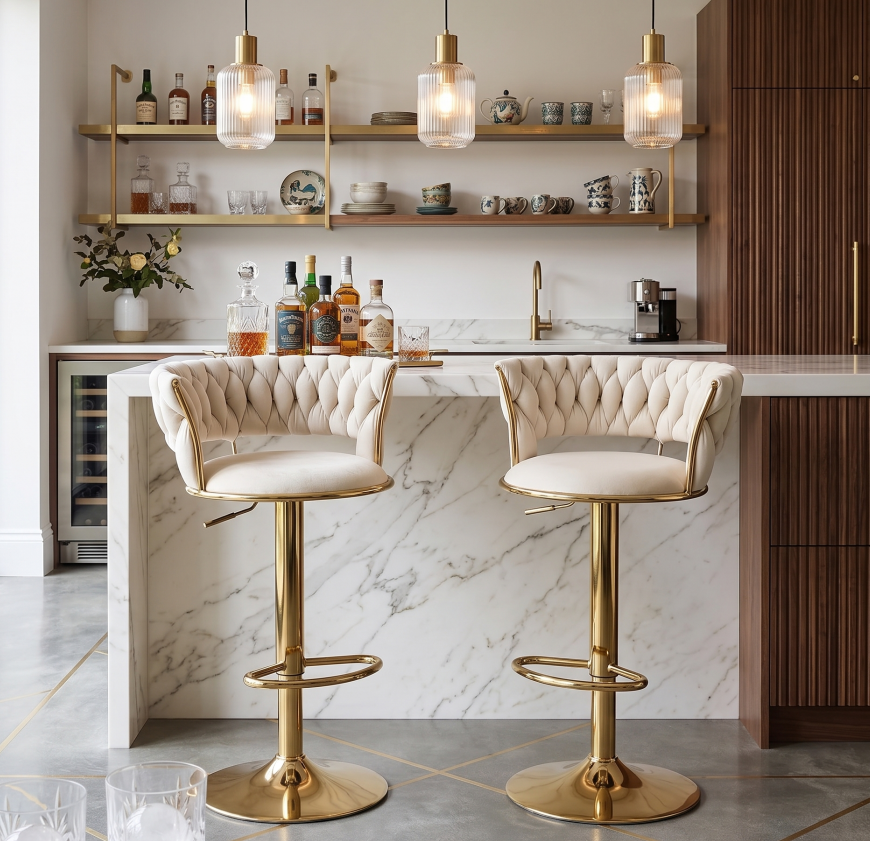 Light Luxury Adjustable Rotating Bar Stool-Redefining Your Home Artistry