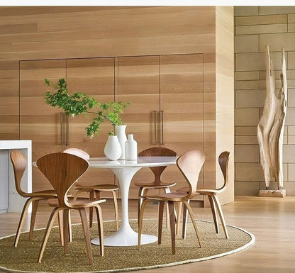 Minimalist Nordic Solid Wood Dining Chair — Versatile Designer Elegance for Home, Cafes & Hotels
