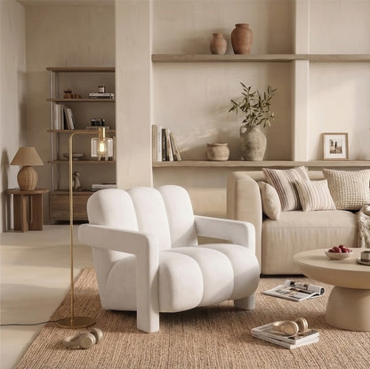Designer Plush Velvet Accent Chair -Indulge in Modern Comfort