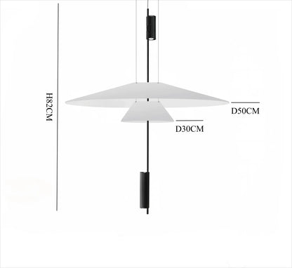 Vibia Flamingo Pendant Lamp – Minimalist Designer UFO Light for Dining & Bar Spaces