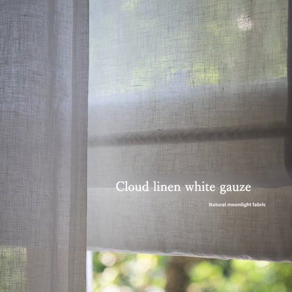 Pure Linen Roman Shade – Effortless Elegance in Every Fold