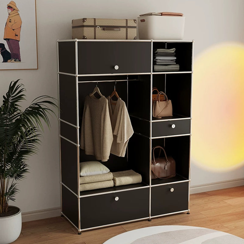 Modern Bedroom Wardrobe – Freestanding Clothes Rack & Storage Cabinet