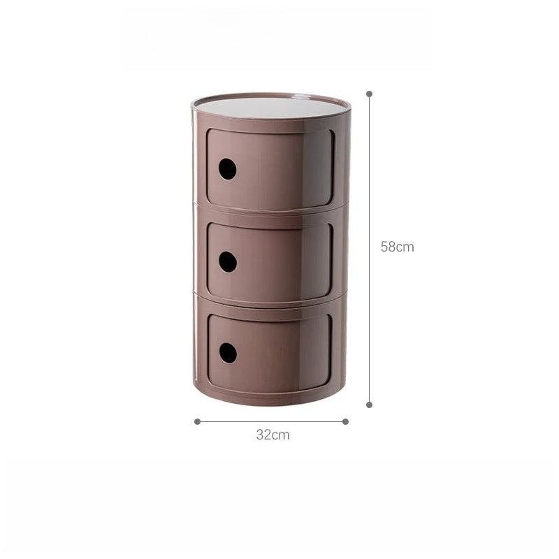 Componibili Round Cabinet Replica – Nordic Modular Storage for Modern Spaces