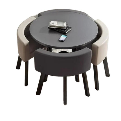 Nordic-Style Table and Chair Set with Storage-Redefining Light Luxury and Minimalism