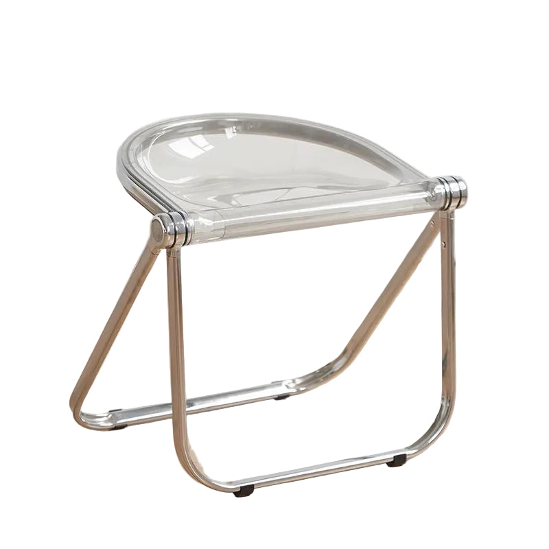 Modern Acrylic Folding Stool – A Fusion of Minimalist Design and Everyday Functionality