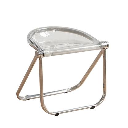 Modern Acrylic Folding Stool – A Fusion of Minimalist Design and Everyday Functionality