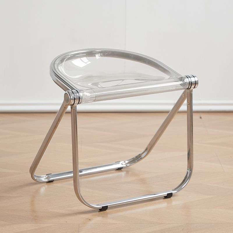 Modern Acrylic Folding Stool – A Fusion of Minimalist Design and Everyday Functionality