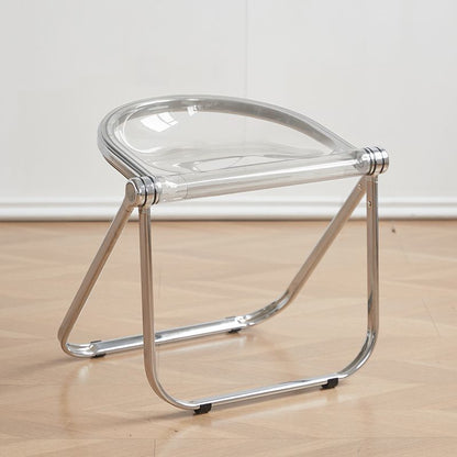 Modern Acrylic Folding Stool – A Fusion of Minimalist Design and Everyday Functionality