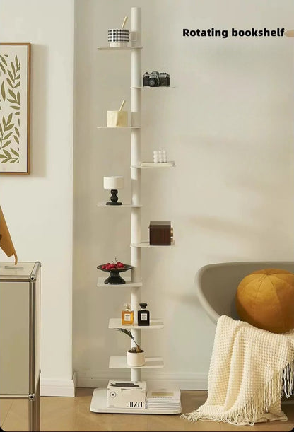 Rotating Invisible Bookshelf — Creative Minimalist Design for Modern Storage & Display