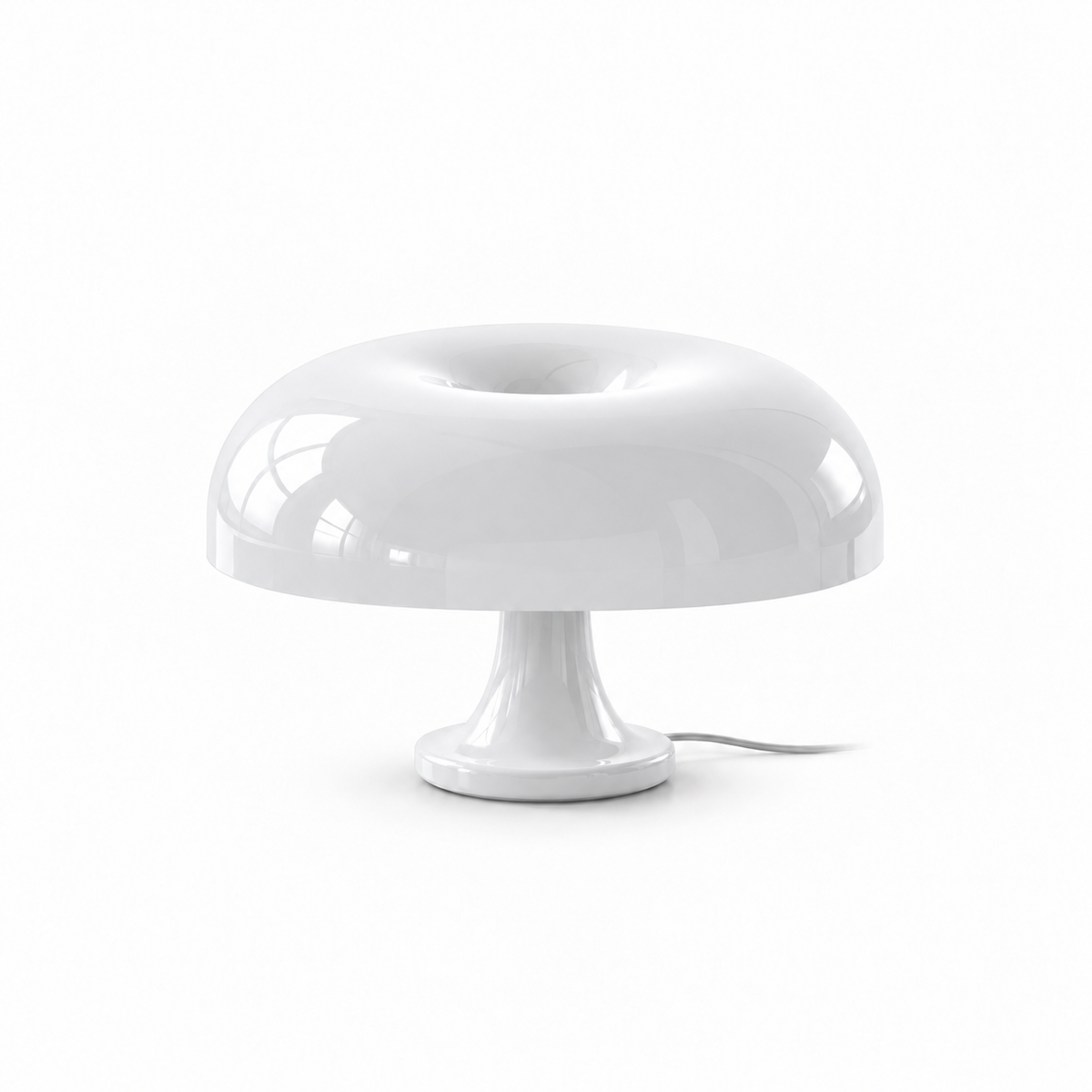 Artemide Nessino Mushroom Table Lamp-Retro Colour & Sculptural Curves