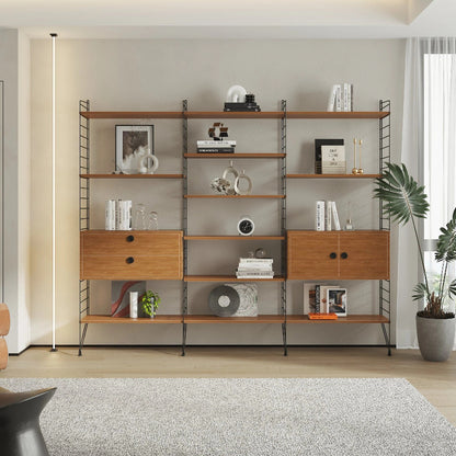 String Original Wall System – Modular, Adjustable & Wall-Mounted Shelving