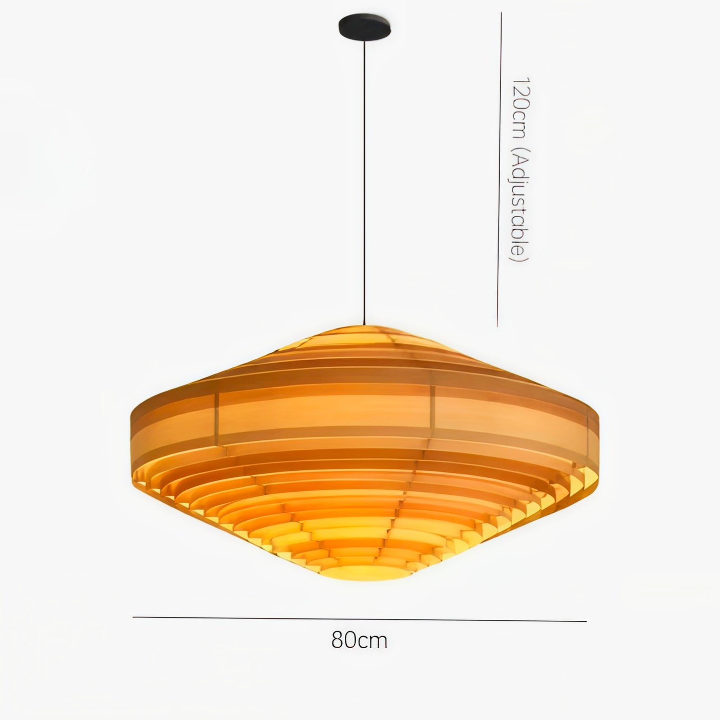 Bauhaus-Style 1003 Hans Pendant By Vaarnii– A Modern Revival of Pine Veneer & Warm Glow