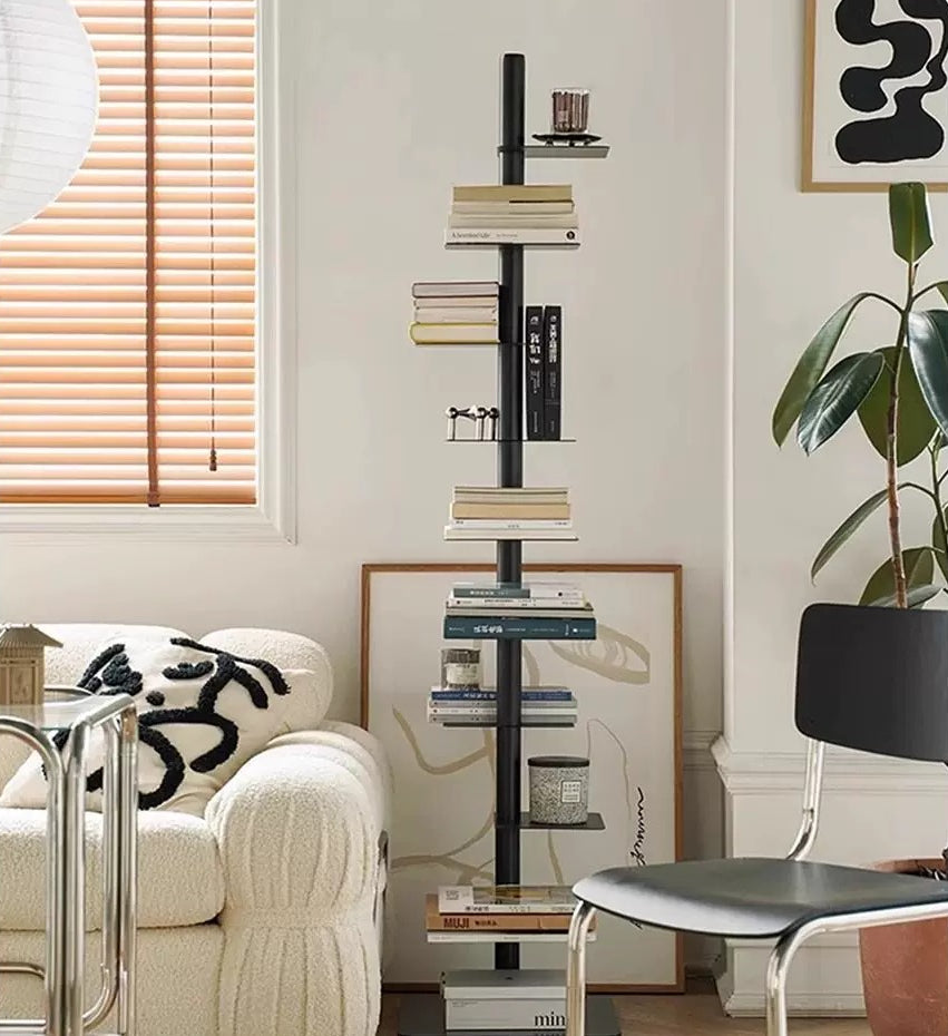 Rotating Invisible Bookshelf — Creative Minimalist Design for Modern Storage & Display