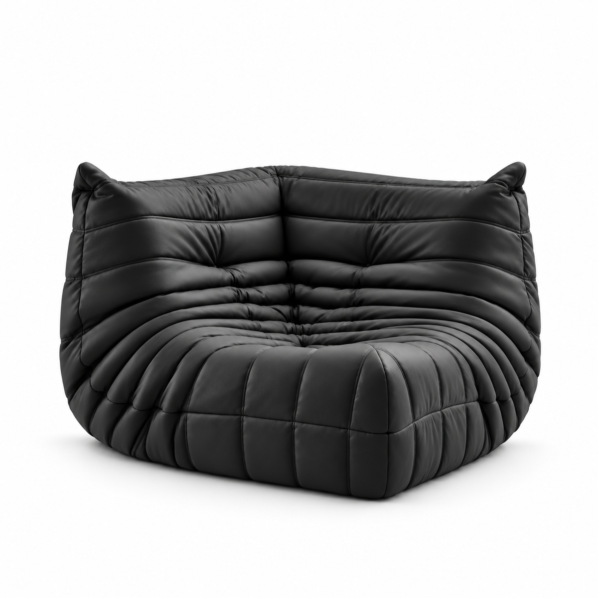 Togo Corner Sofa in Microfiber Leather – Effortless Comfort & Timeless Style