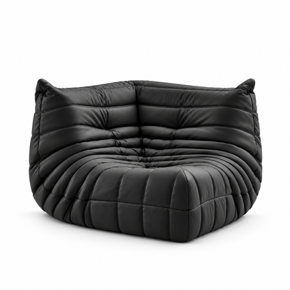 Togo Corner Sofa in Microfiber Leather – Effortless Comfort & Timeless Style