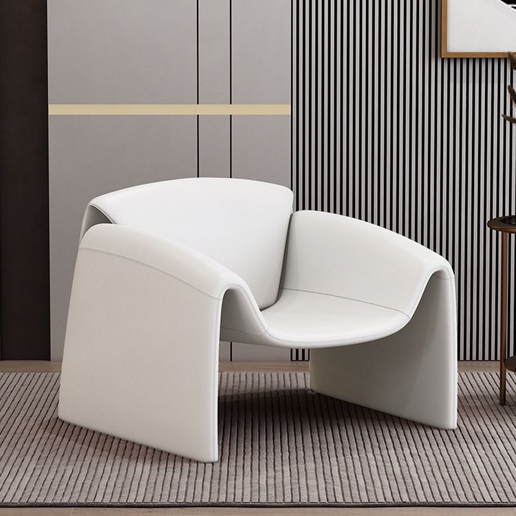 Contemporary Designer Crab Lounge Chair with Refined Minimalist Sculptural Form