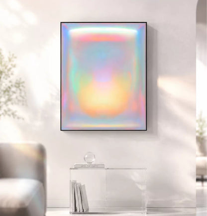 Abstract Dopamine Gradient Wall Art — A Fusion of Vibrant Color and Subtle Luxury