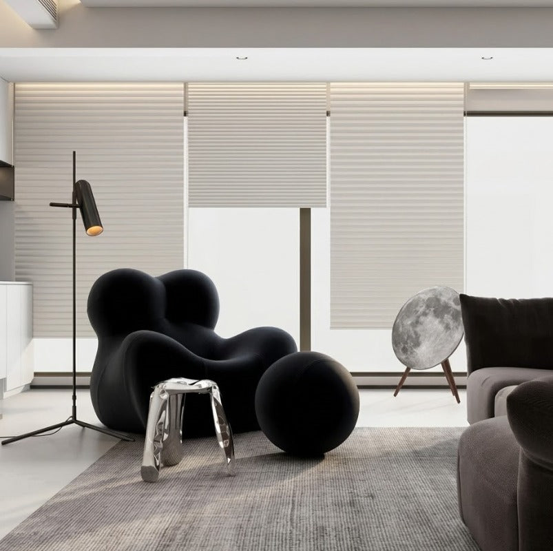Cloud Hug Lounge Chair – Soft Curves Meet Effortless Relaxation