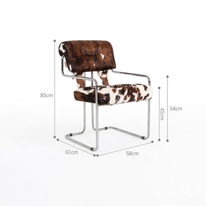 Tucroma Chair – Vintage Genuine Leather Dining & Study Chair