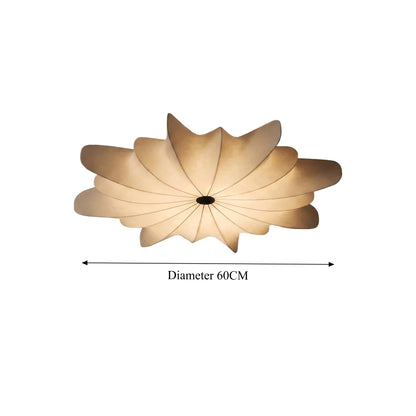 Italian Designer Silk Pendant Lamp – Elegant French Retro & Timeless Design