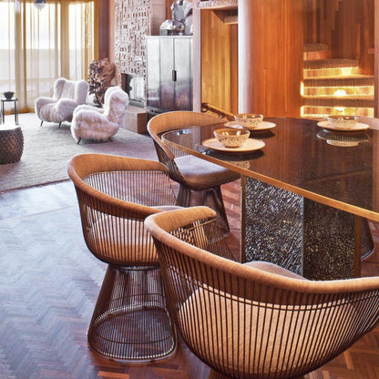 Warren Platner Wire Frame Armchair – Mid-Century Modern Elegance