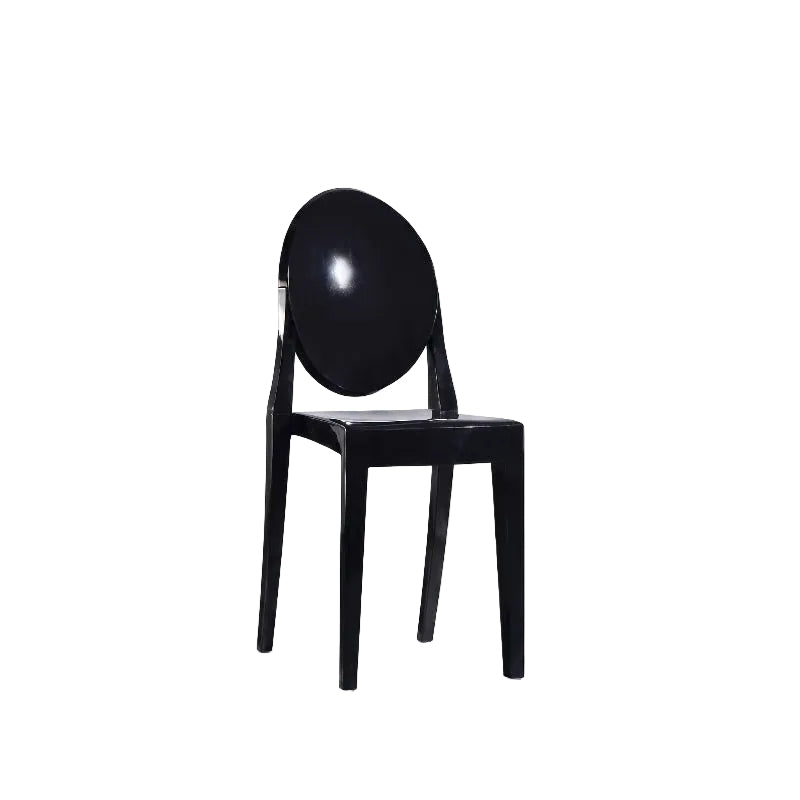 Nordic Ghost Dining Chair – Transparent Stackable Acrylic Chair