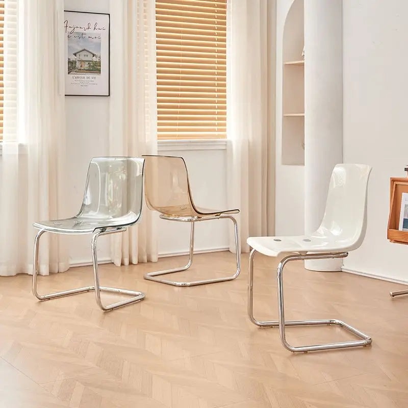 Acrylic Dining Chair – Nordic Modern Thickened Backrest