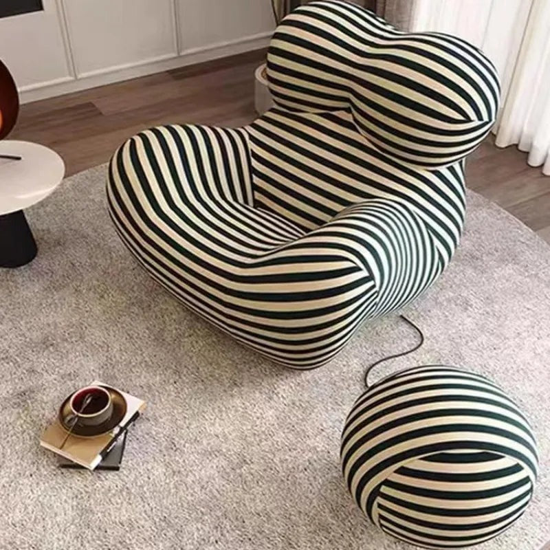Cloud Hug Lounge Chair – Soft Curves Meet Effortless Relaxation