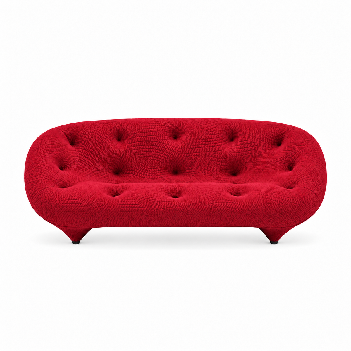 Ligne Roset Shell-shaped Ploum Sofa – Organic Curves & Textured Comfort