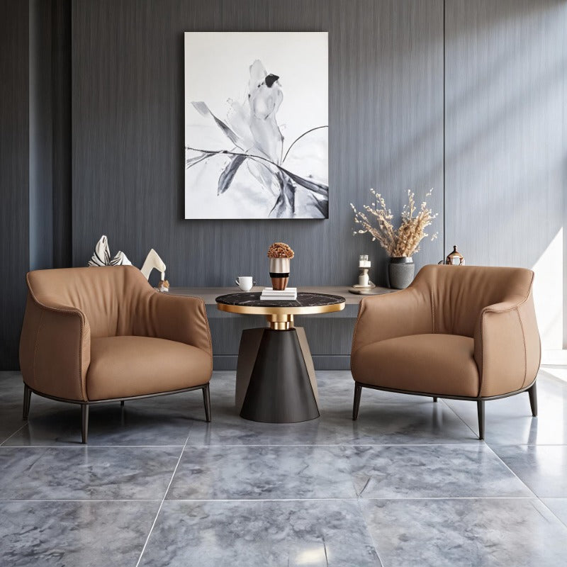 Jean-Marie Massaud–Inspired Lounge Chair – Sculptural Curves & Modern Elegance