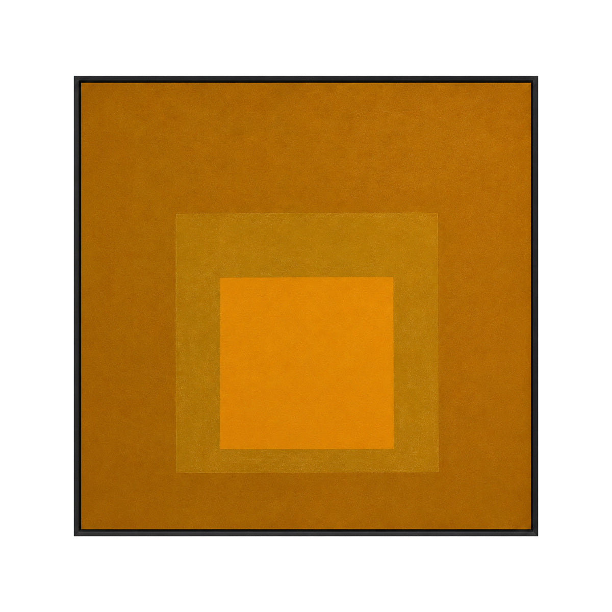 Josef Albers Inspired Bauhaus Geometric Abstract Wall Art - Layered Colour Block Print