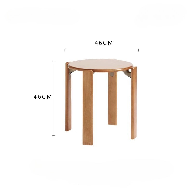 Rey Stool Replica – Versatile Stackable Wooden Stool & Modern Minimalist Elegance